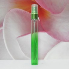 Tube Glass 8 ml Colour with Aluminium Sprayer: GREEN